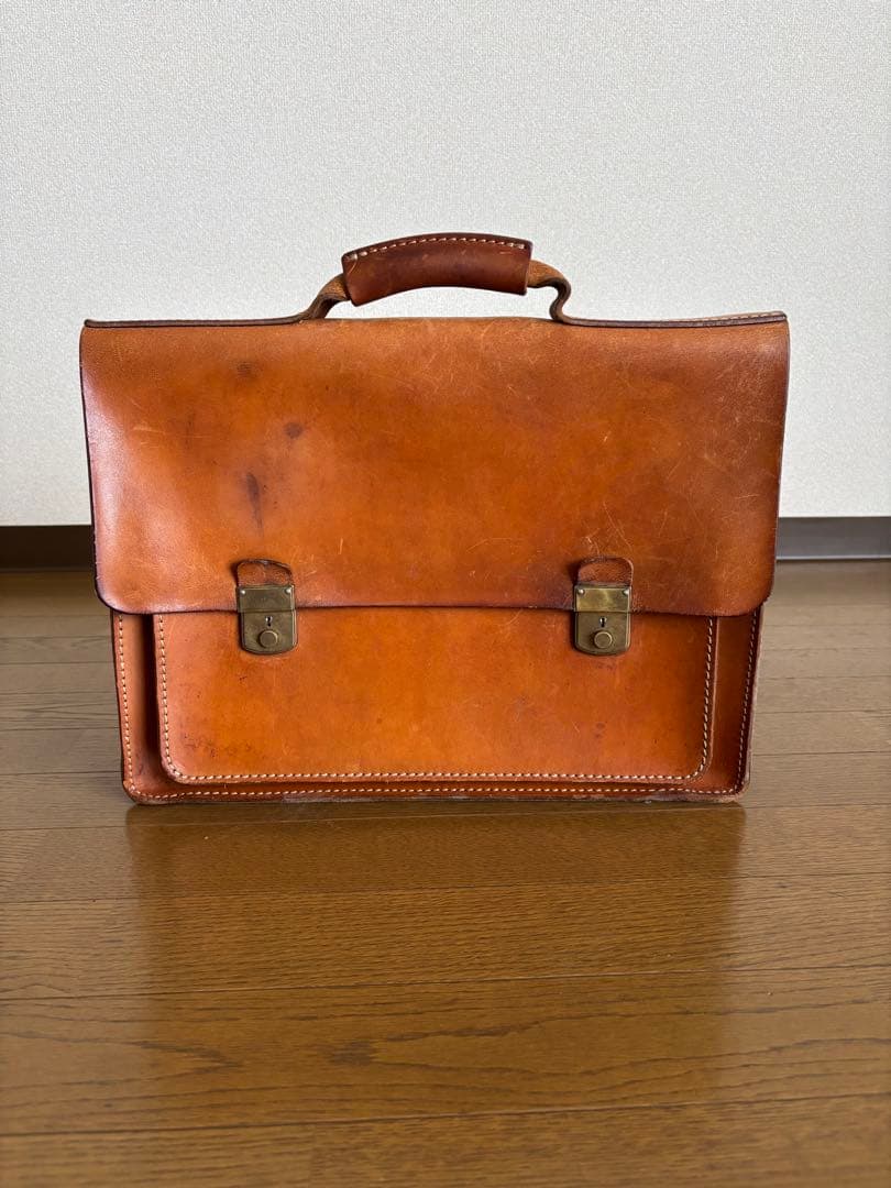 Herz ビジネスバッグ キャメル