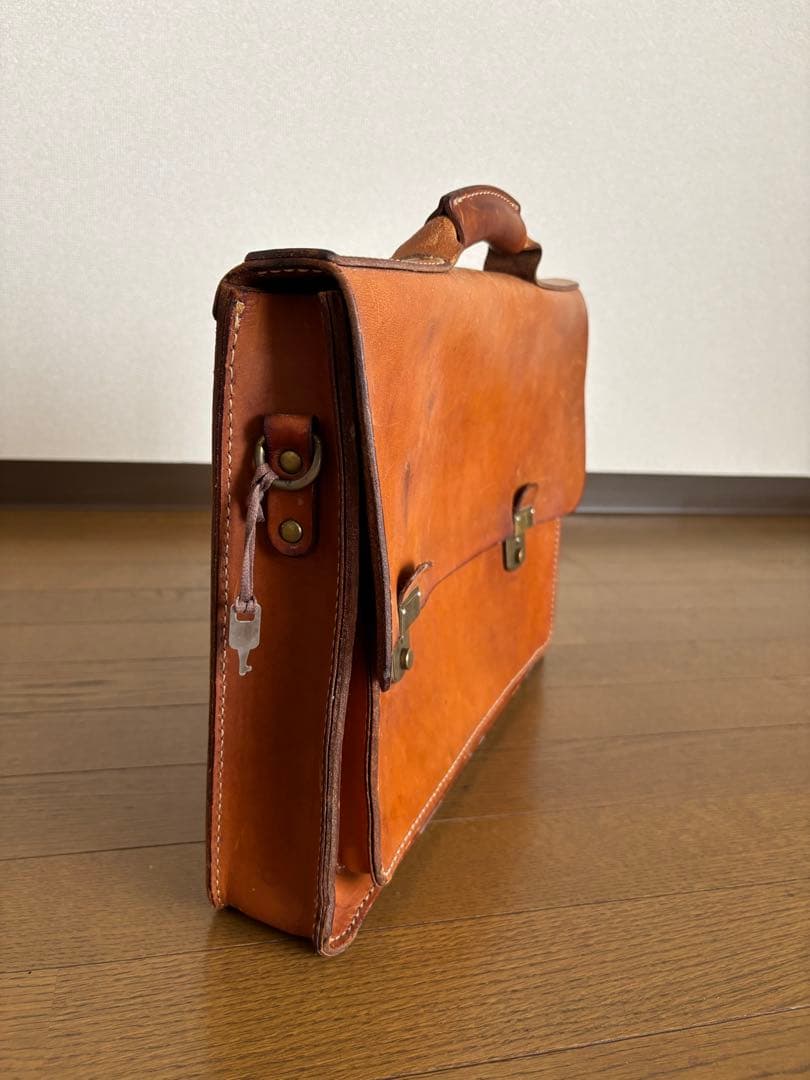 Herz ビジネスバッグ キャメル