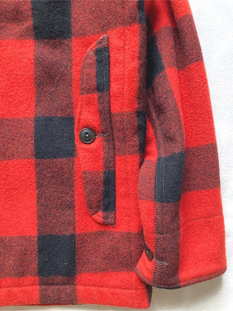 WAREHOUSE マッキーノジャケット　バッファローチェック　レッド　美品