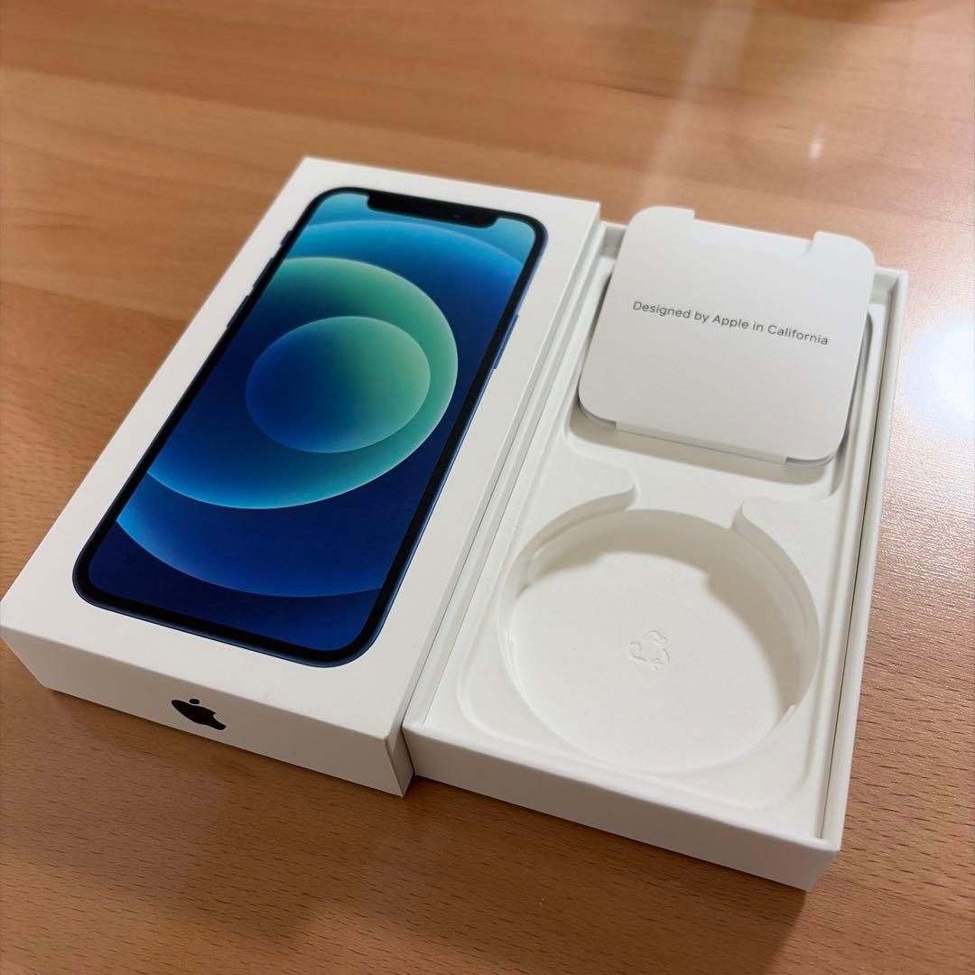 Apple iPhone12mini 本体 青 128GB 箱simフリー