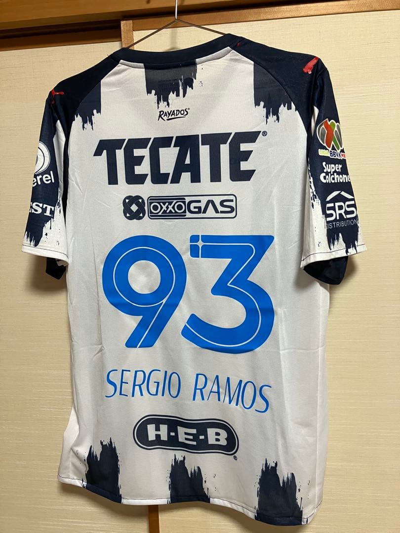 CFモンテレイ　スペイン代表セルヒオラモス選手ユニフォーム　メキシコリーグ