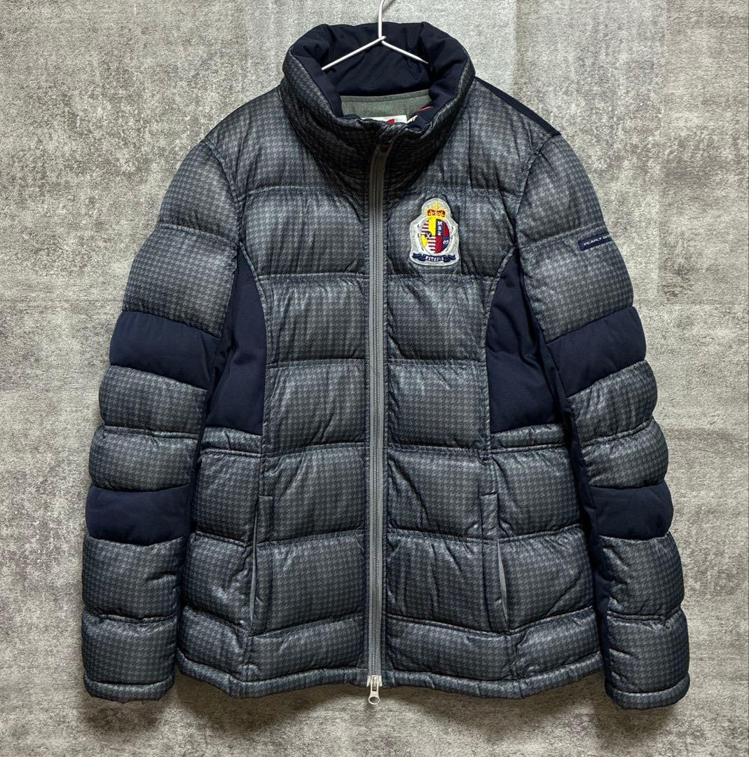 【美品】パーリーゲイツ　マスターバニーエディション　ダウンジャケット　千鳥格子