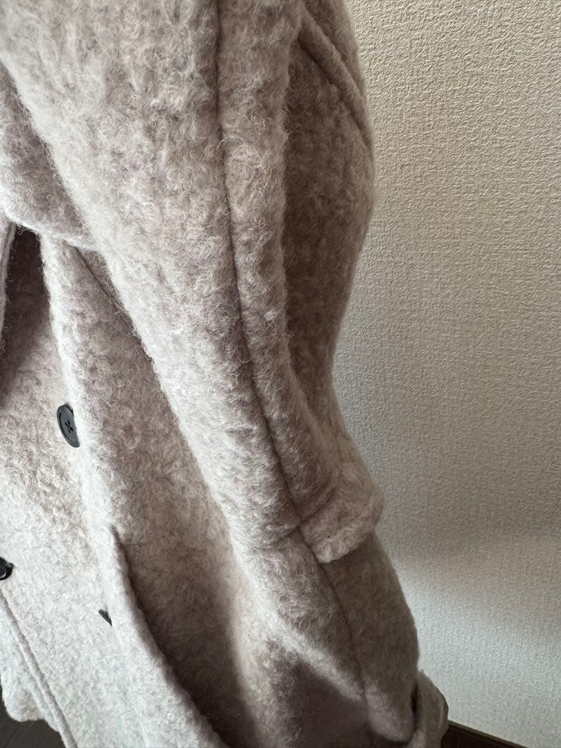 イエナ　IENA ループインレイショートコート　38 ナチュラル