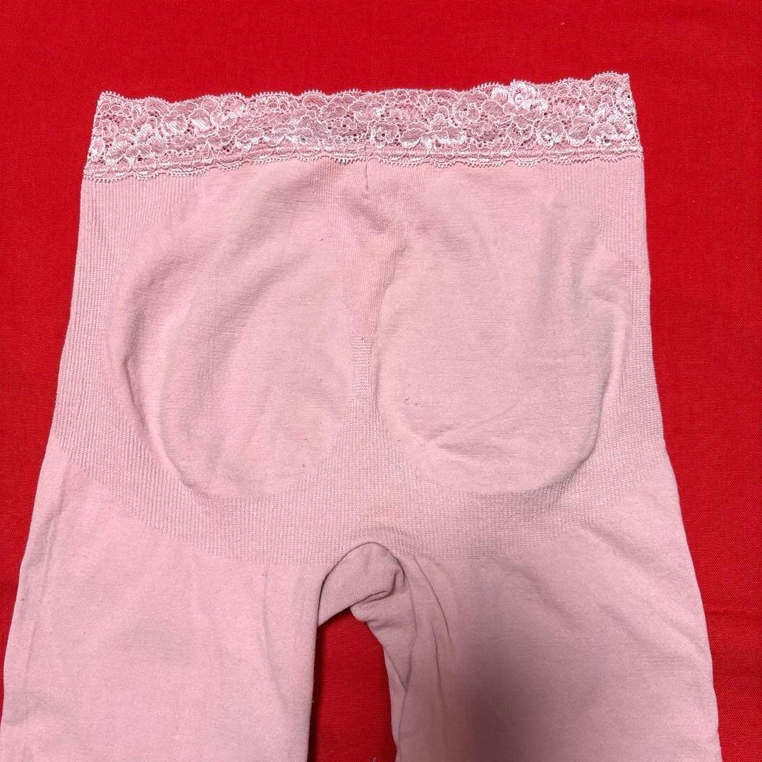 【未使用】温活! ちゃび 限定 あったかレギンス M ピンク ②