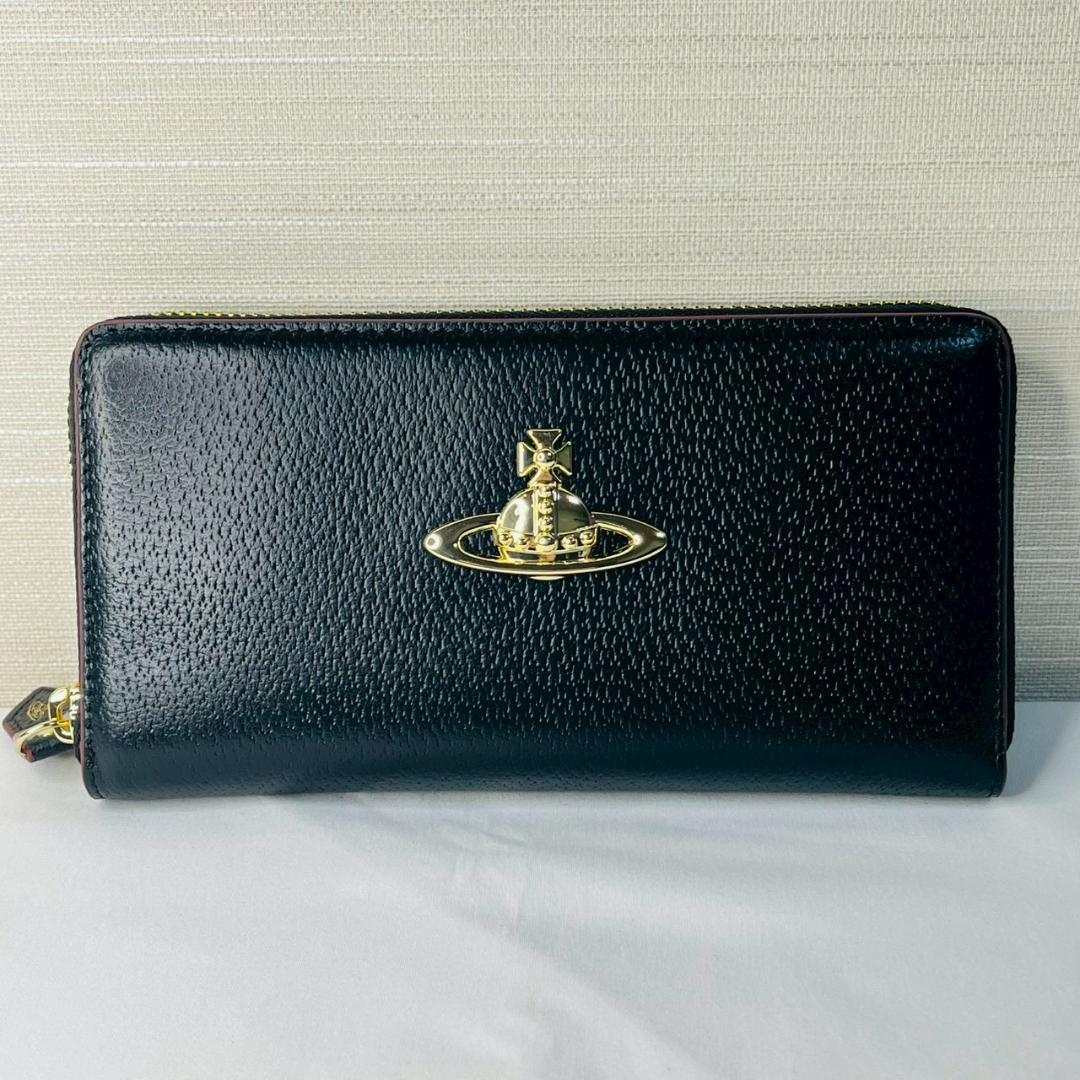 【新品 未使用】Vivienne Westwood ブラック長財布 ヴィヴィアン
