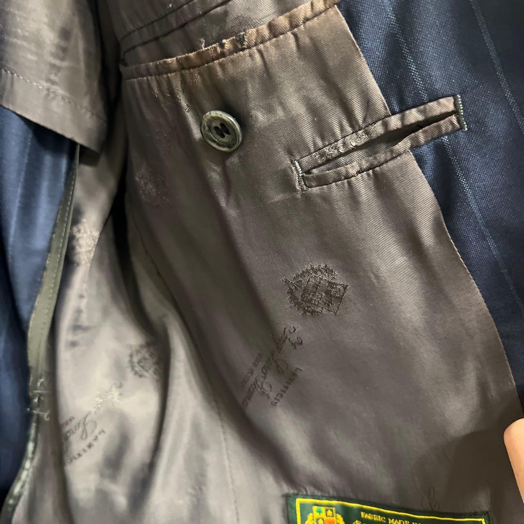 定価約28万 ロロピアーナ　ネイビースーツ　サイズ約48