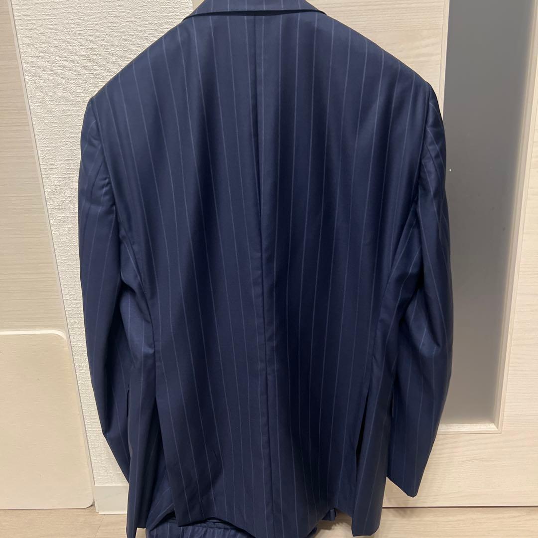 定価約28万 ロロピアーナ　ネイビースーツ　サイズ約48