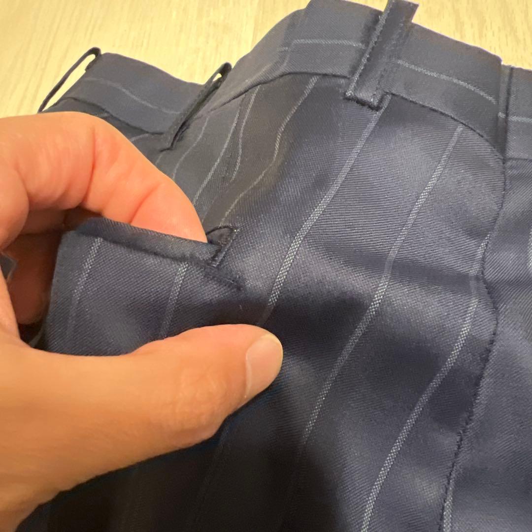 定価約28万 ロロピアーナ　ネイビースーツ　サイズ約48