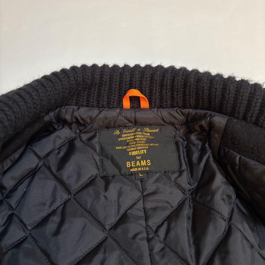 FIDELITY BEAMS別注 USA製 ドンキーコート 黒 ロングコート