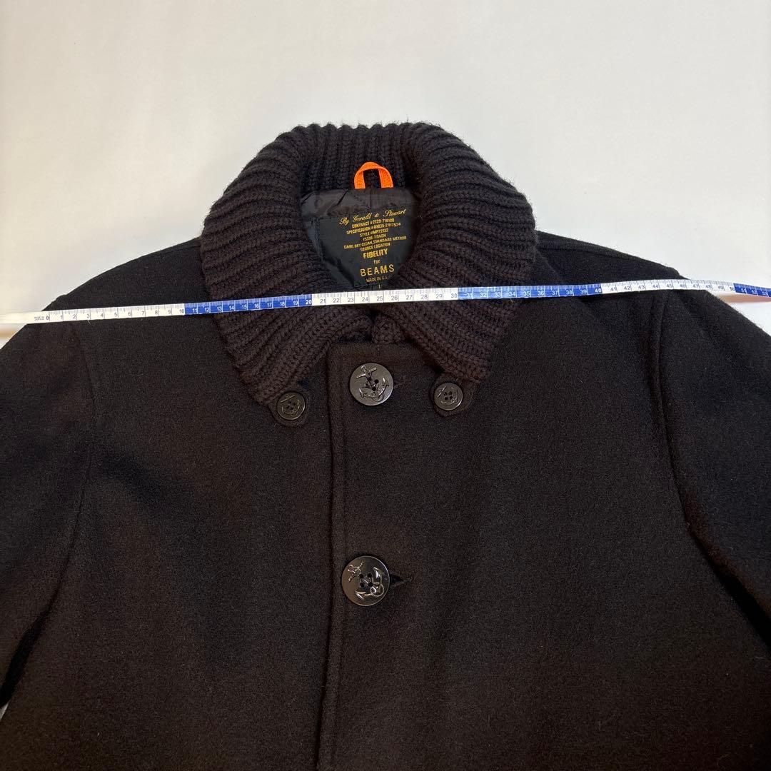 FIDELITY BEAMS別注 USA製 ドンキーコート 黒 ロングコート