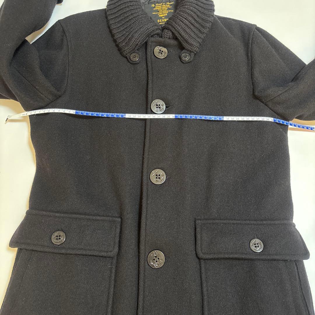 FIDELITY BEAMS別注 USA製 ドンキーコート 黒 ロングコート