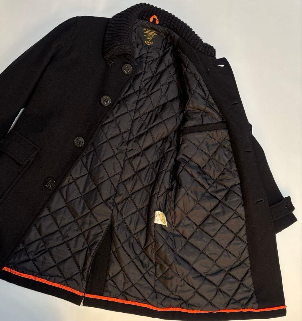 FIDELITY BEAMS別注 USA製 ドンキーコート 黒 ロングコート