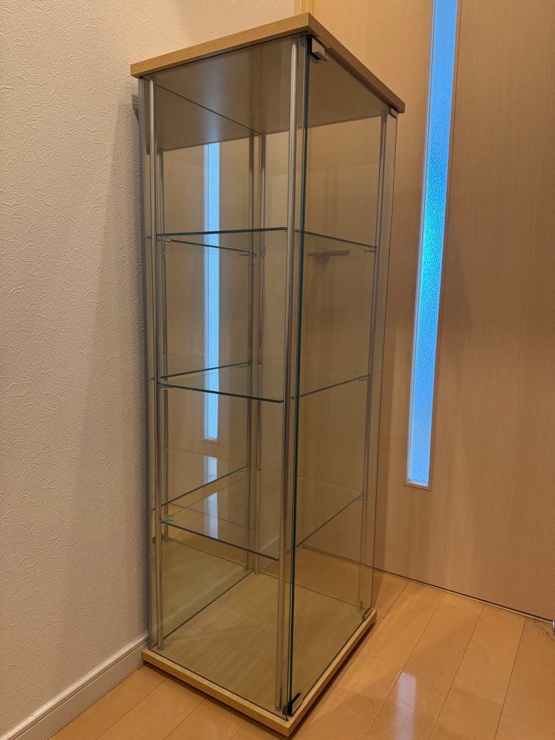 不二貿易 ガラスディスプレイケース 4段