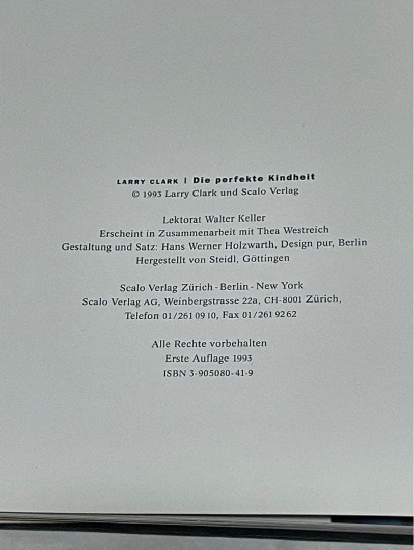 Larry Clark ラリークラーク　写真集　ドイツ　SKATE 洋書