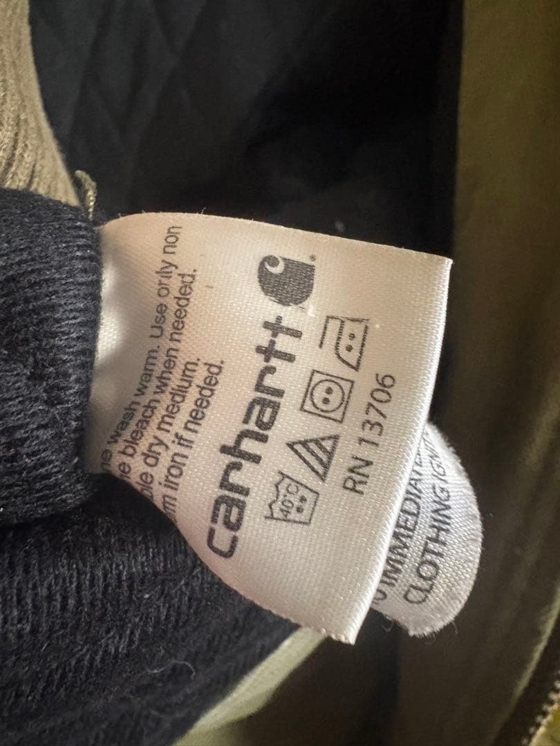 カーハート　アクティブジャケット　m相当　カーキ　オリーブ　グリーン