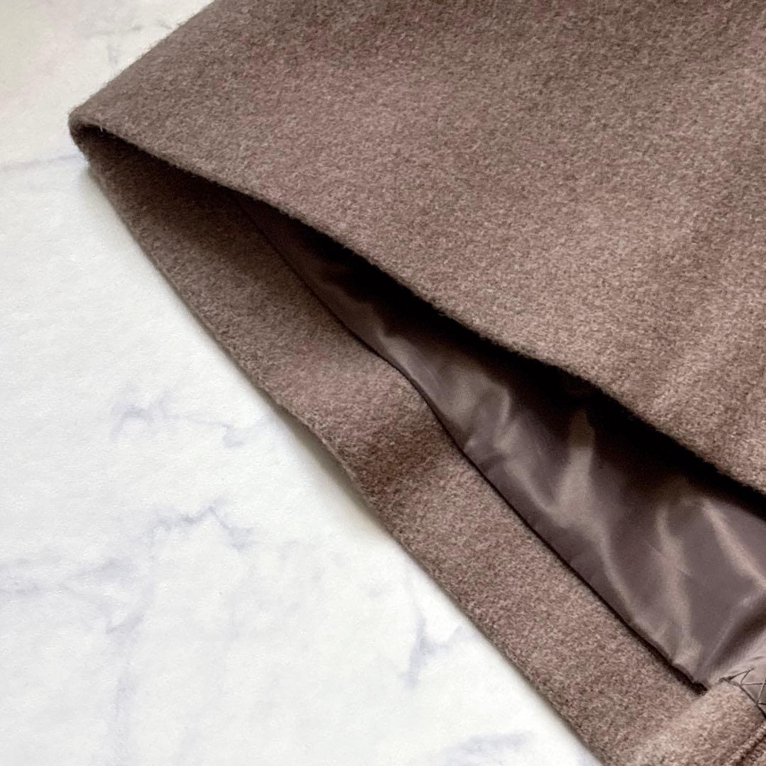 【北欧暮らしの道具店】3WAYアレンジ襟のかろやかチェスターコート　ブラウン