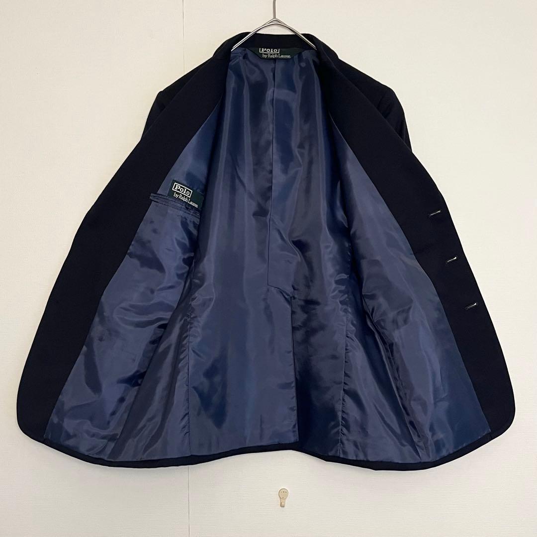 【未使用ほぼ新品に近い】ラルフローレン紺ブレセットアップ★上150★下160★★