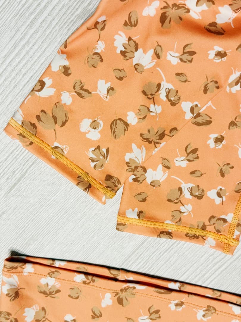 【美品】SUKALA　ビタミンカラー花柄セットアップ　Mサイズ