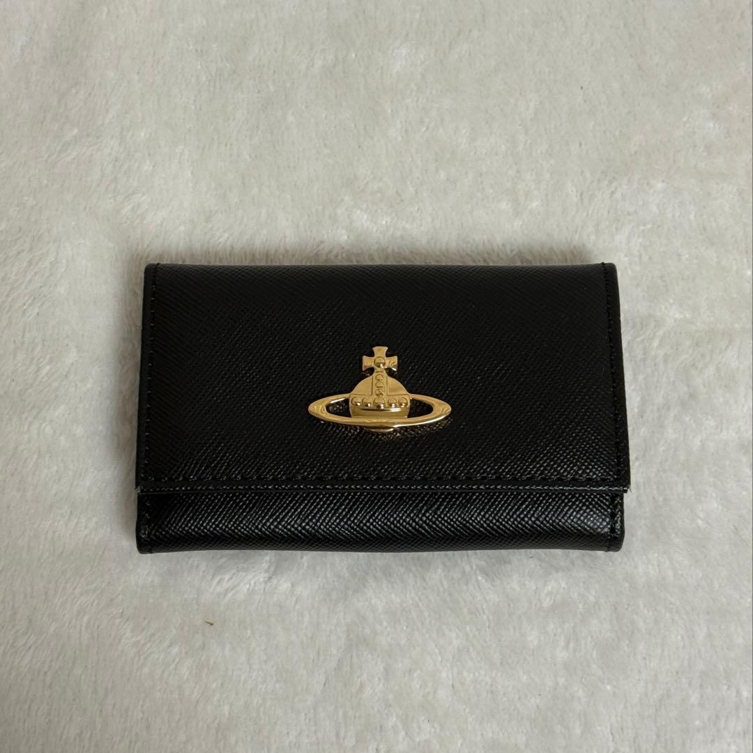 ヴィヴィアン★キーケース★レザー★黒系★未使用美品★箱付き