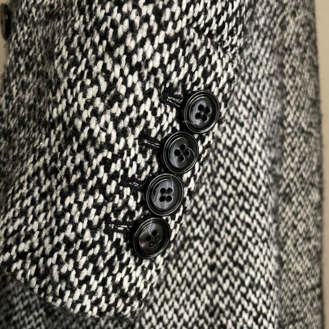 MAX&Co. ツィードダブルブレスト ロングチェスターコート 40