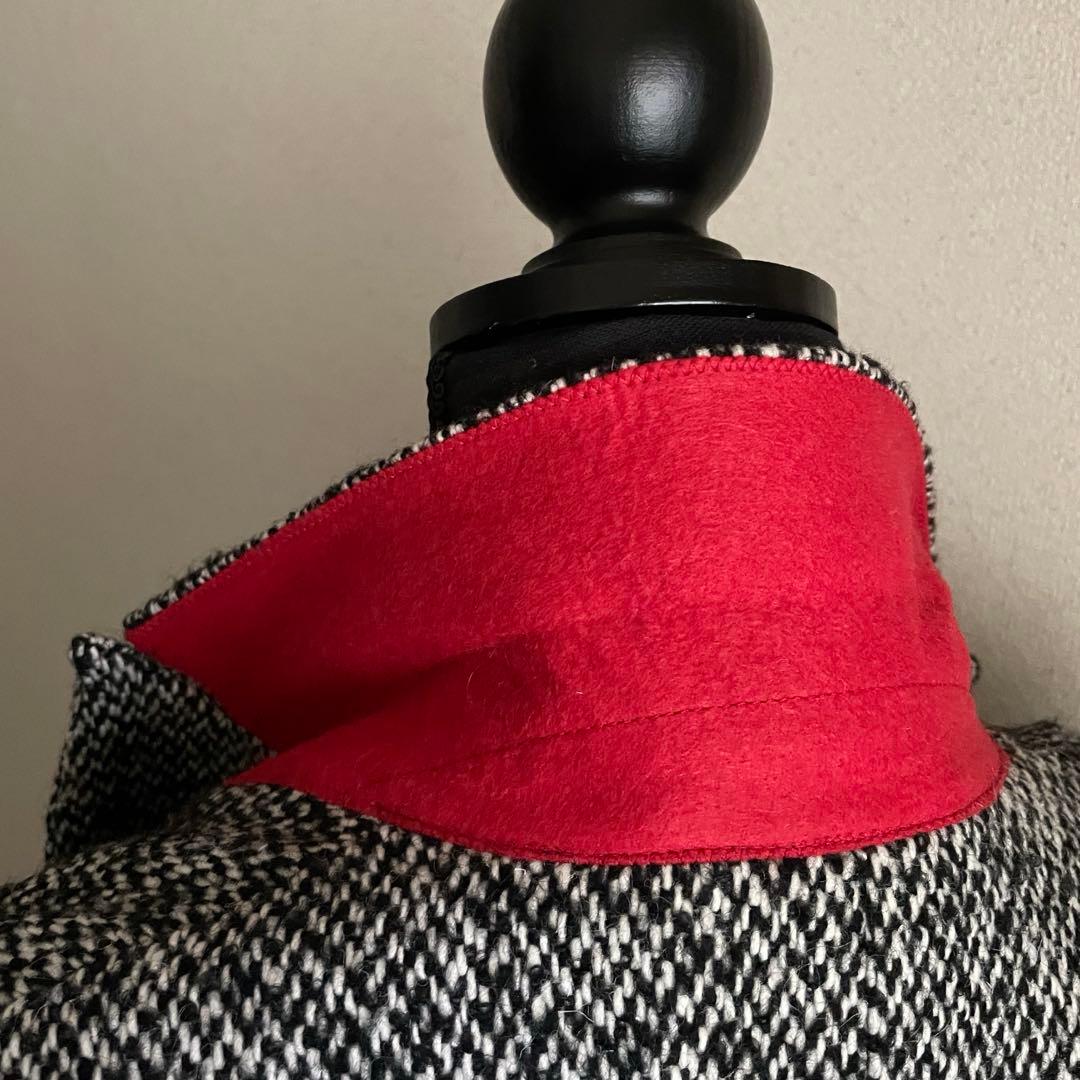 MAX&Co. ツィードダブルブレスト ロングチェスターコート 40