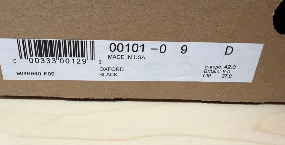 レッドウイング　ポストマン　ブラック　D 101