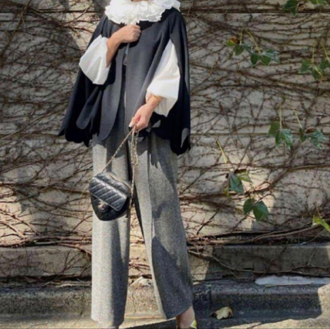 cygne★シーニュ★『Sophie』カシミア×ウールタイプ★ポンチョ★ケープ