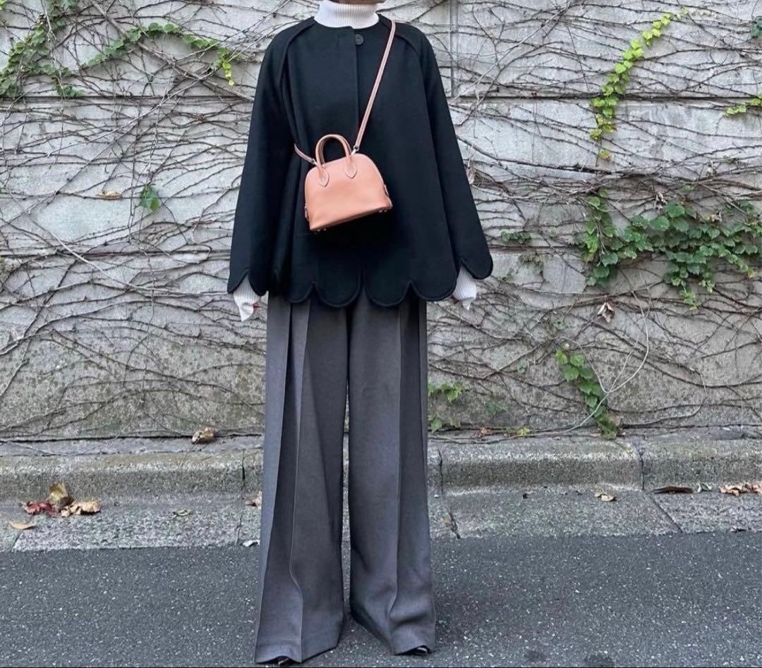 cygne★シーニュ★『Sophie』カシミア×ウールタイプ★ポンチョ★ケープ