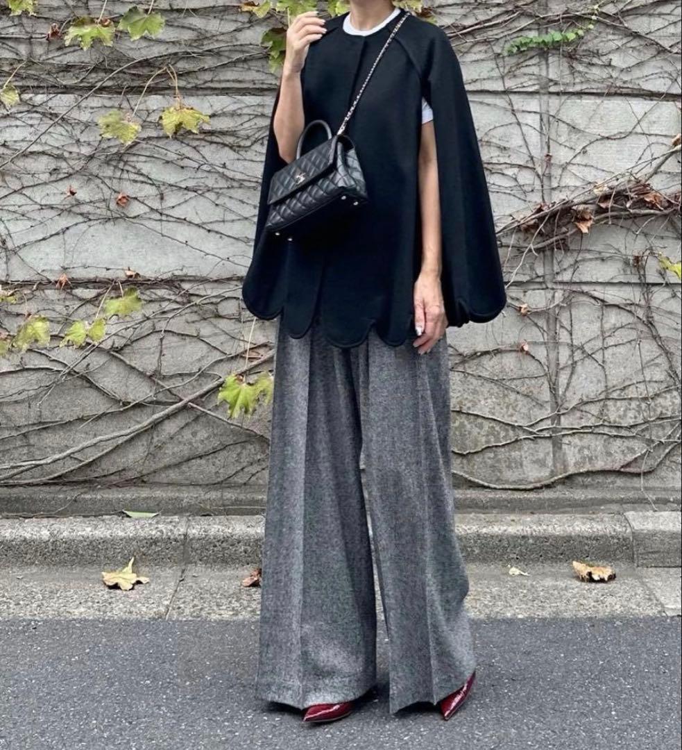 cygne★シーニュ★『Sophie』カシミア×ウールタイプ★ポンチョ★ケープ