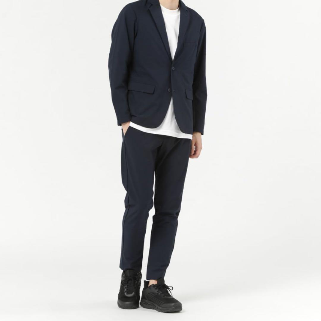 新品　デサント　スーツ 上下　セットアップ ビジネス ネイビー　XL