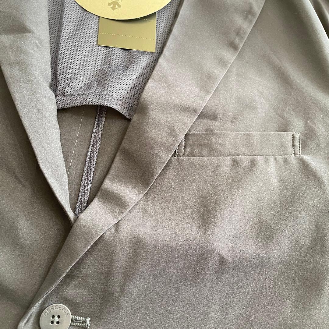 新品　デサント　スーツ 上下　セットアップ ビジネス ネイビー　XL