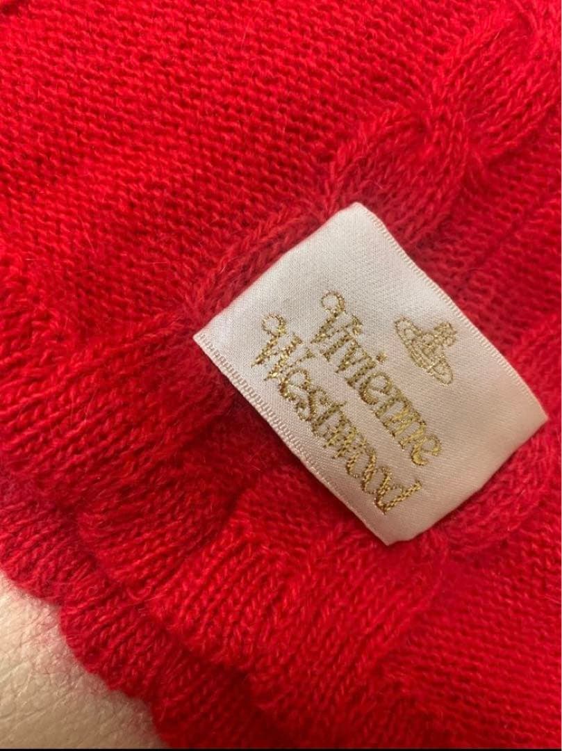 Vivienne Westwoodマフラーストール 新品 未使用 赤