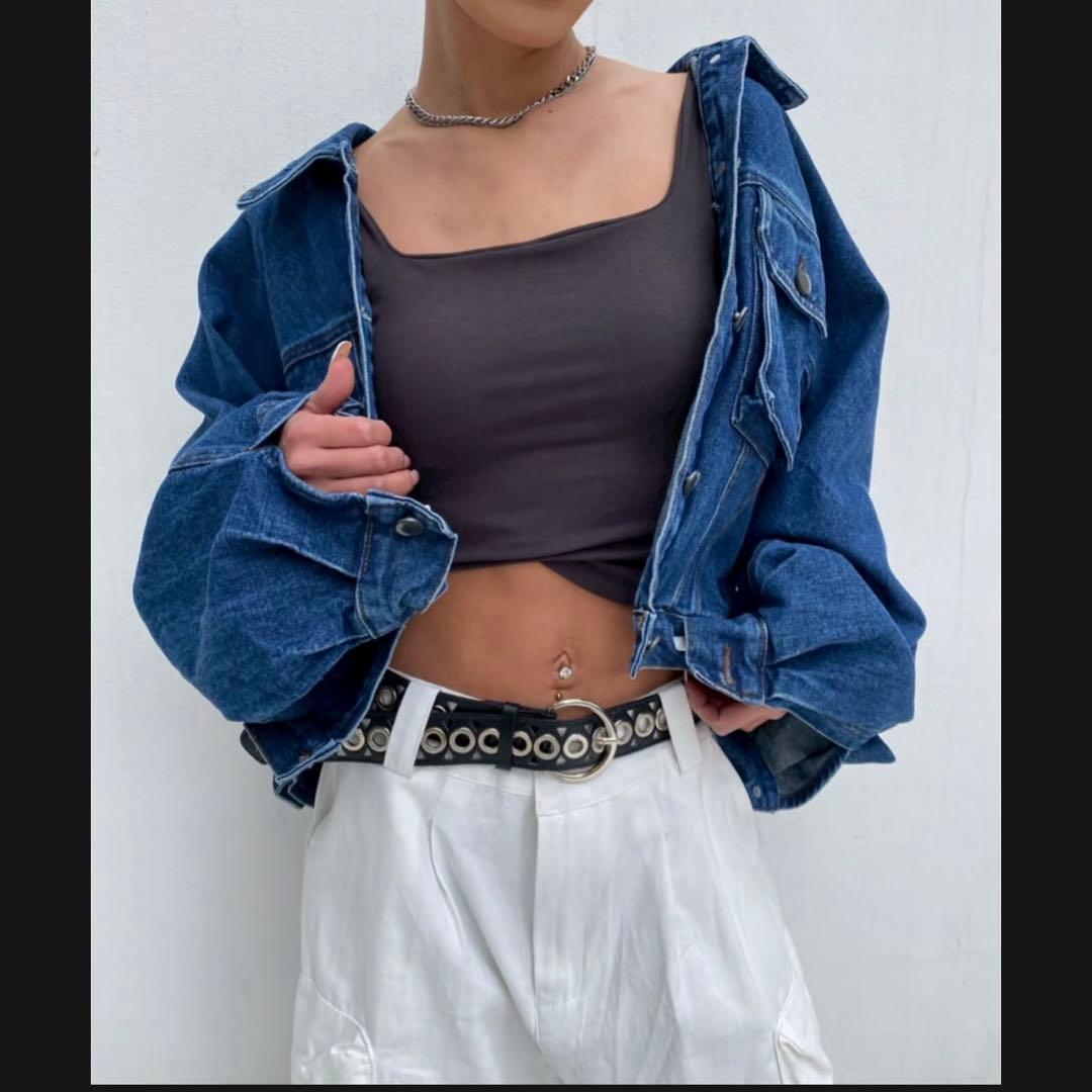 【新品未使用】su_do sudo デニムジャケット　gジャン drop