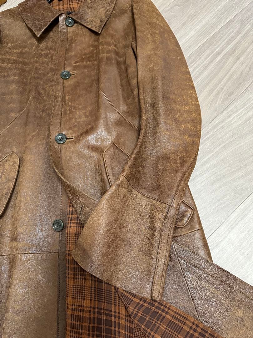 ヨウジヤマモト 革コート