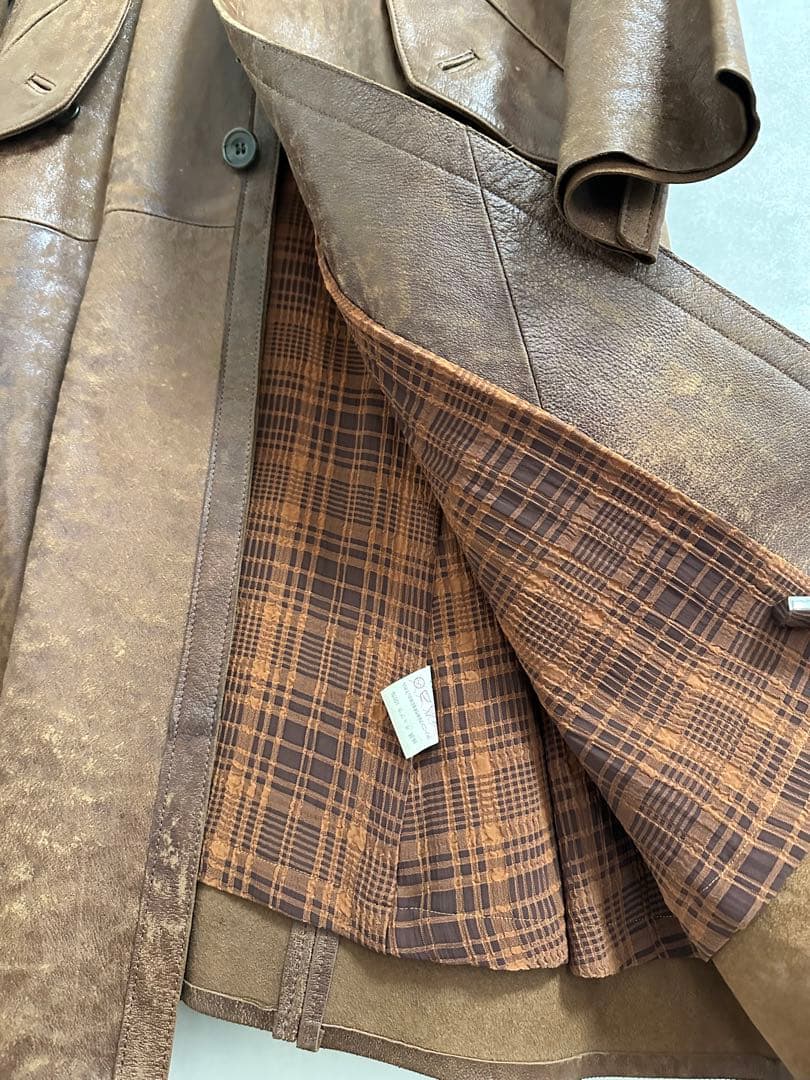 ヨウジヤマモト 革コート