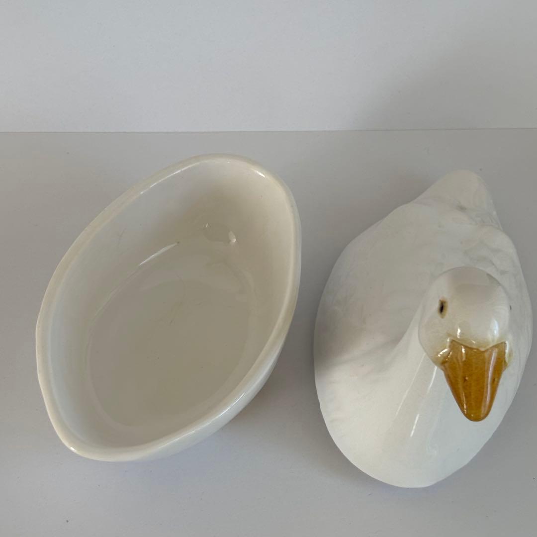 お取り置き中　フランスアンティーク ミッシェルコーガン アヒル テリーヌポット