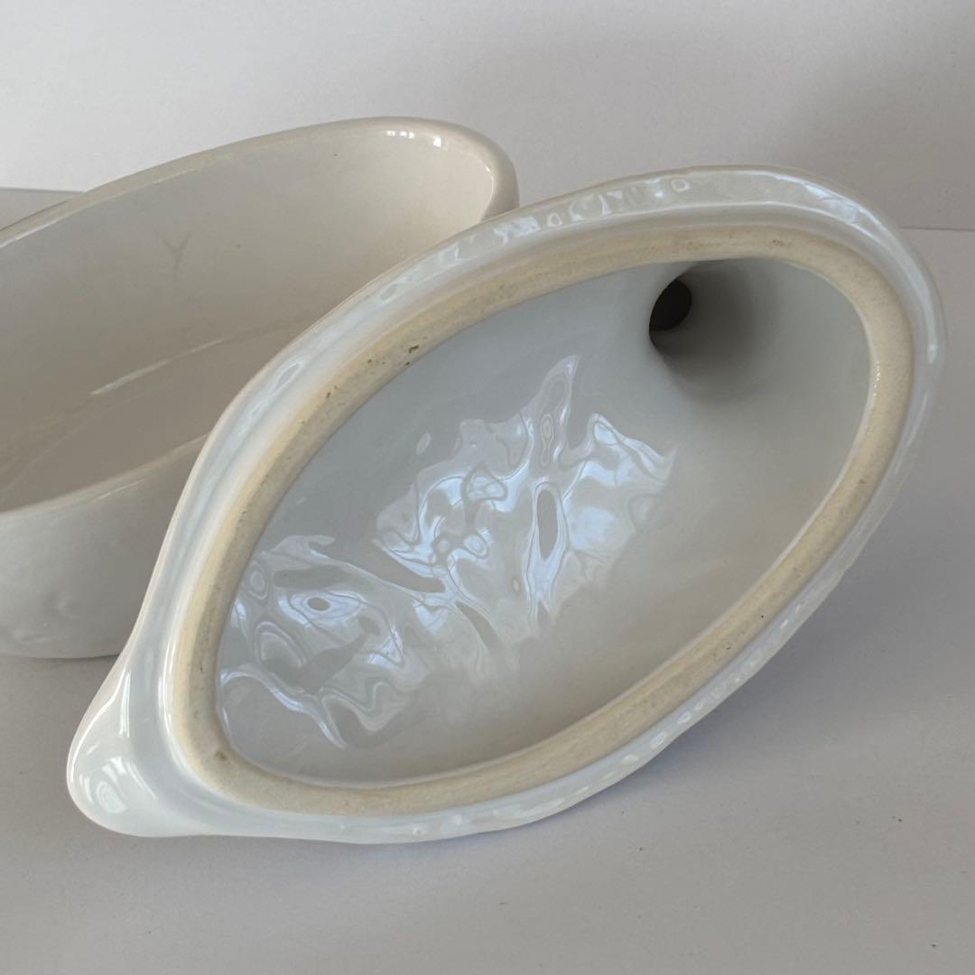 お取り置き中　フランスアンティーク ミッシェルコーガン アヒル テリーヌポット