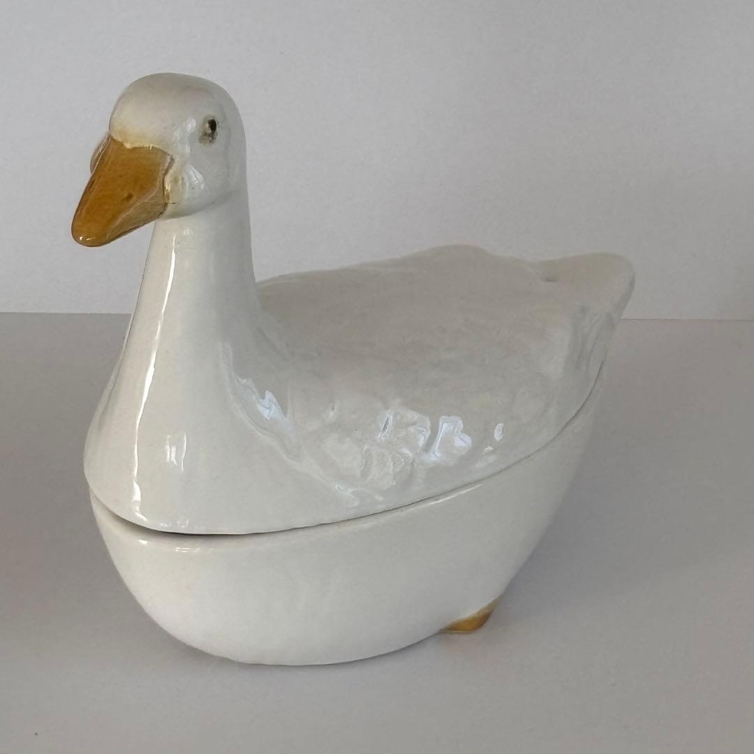 お取り置き中　フランスアンティーク ミッシェルコーガン アヒル テリーヌポット
