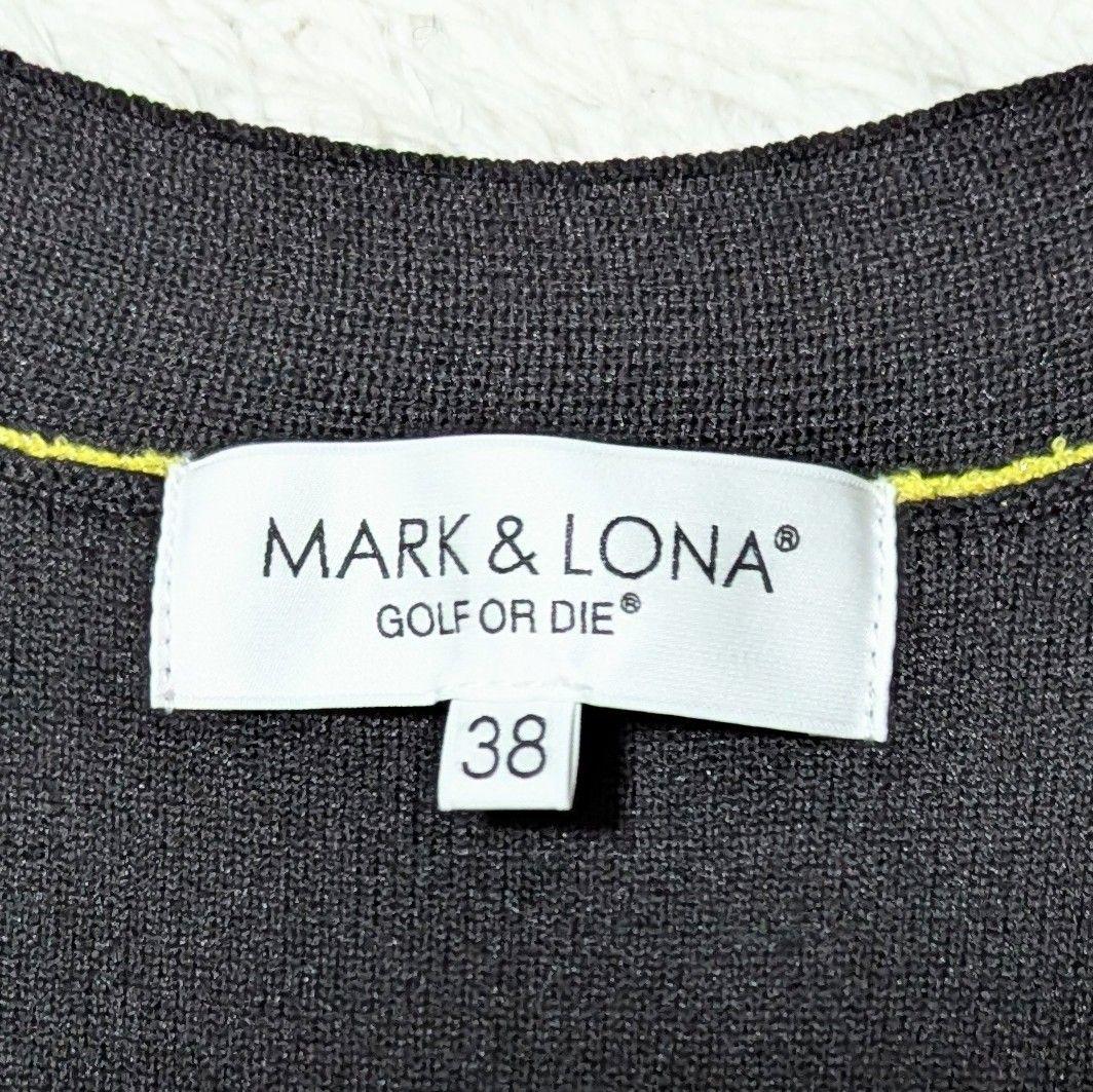 極美品◎マークアンドロナ 2024年 Pave カーディガン スカルロゴ 黒 M