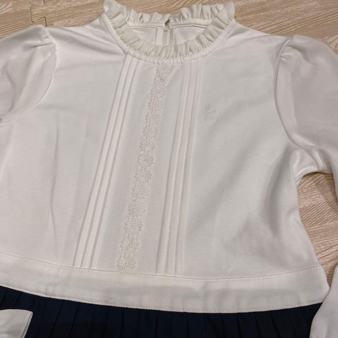 新品　160★組曲★卒服　グレンチェックジャケット&プリーツワンピース セット