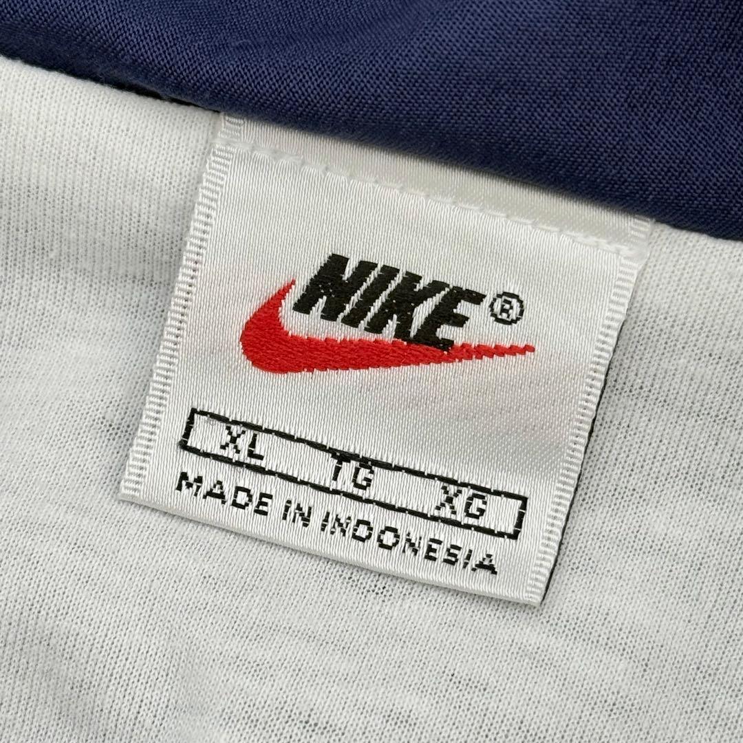 90sヴィンテージ OLD NIKE ナイキ テニスロゴ ナイロンジャケットXL