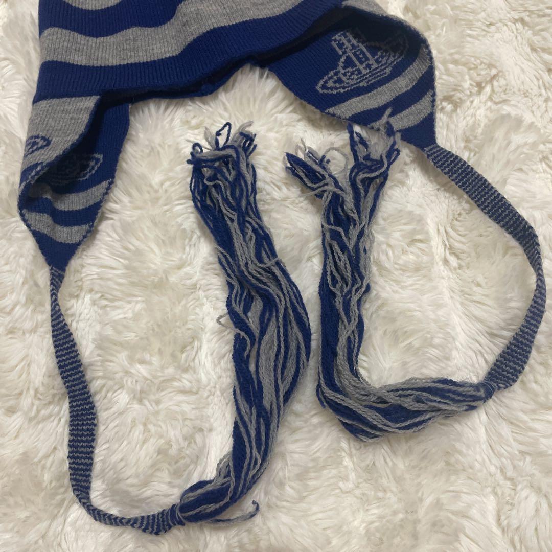 【レア】ヴィヴィアン Vivienne Westwoodニット帽 耳あて付き