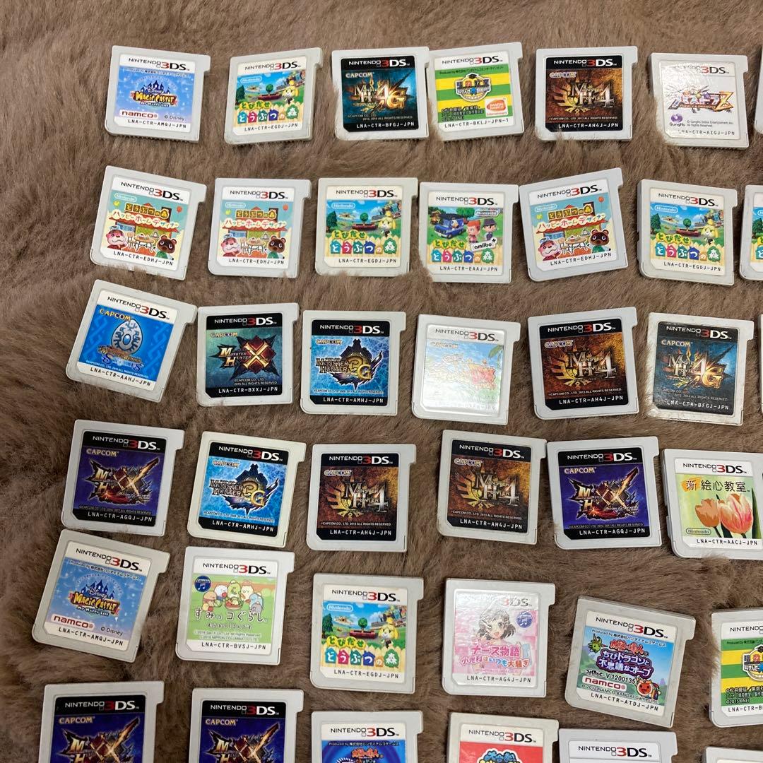 3DSソフトまとめ(ソフトのみ72枚)