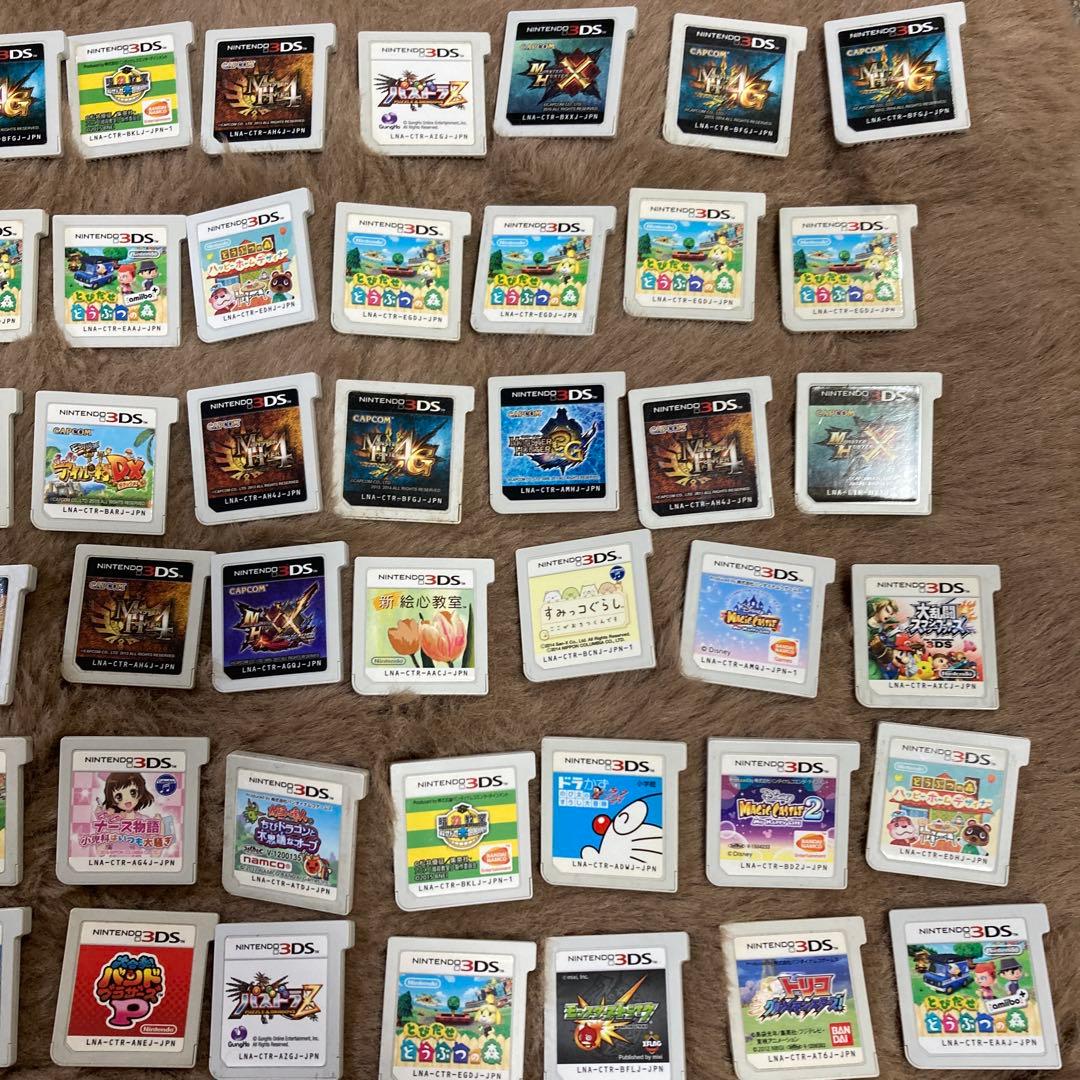 3DSソフトまとめ(ソフトのみ72枚)