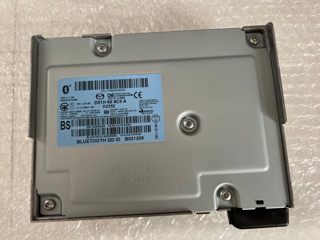 純正マツダコネクト　8インチディスプレイとユニットセット マツダ6