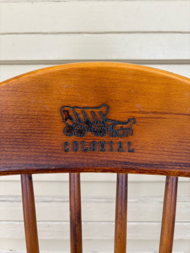 カリモク コロニアル ダイニングチェア 2脚セット 806039 馬車刻印付き
