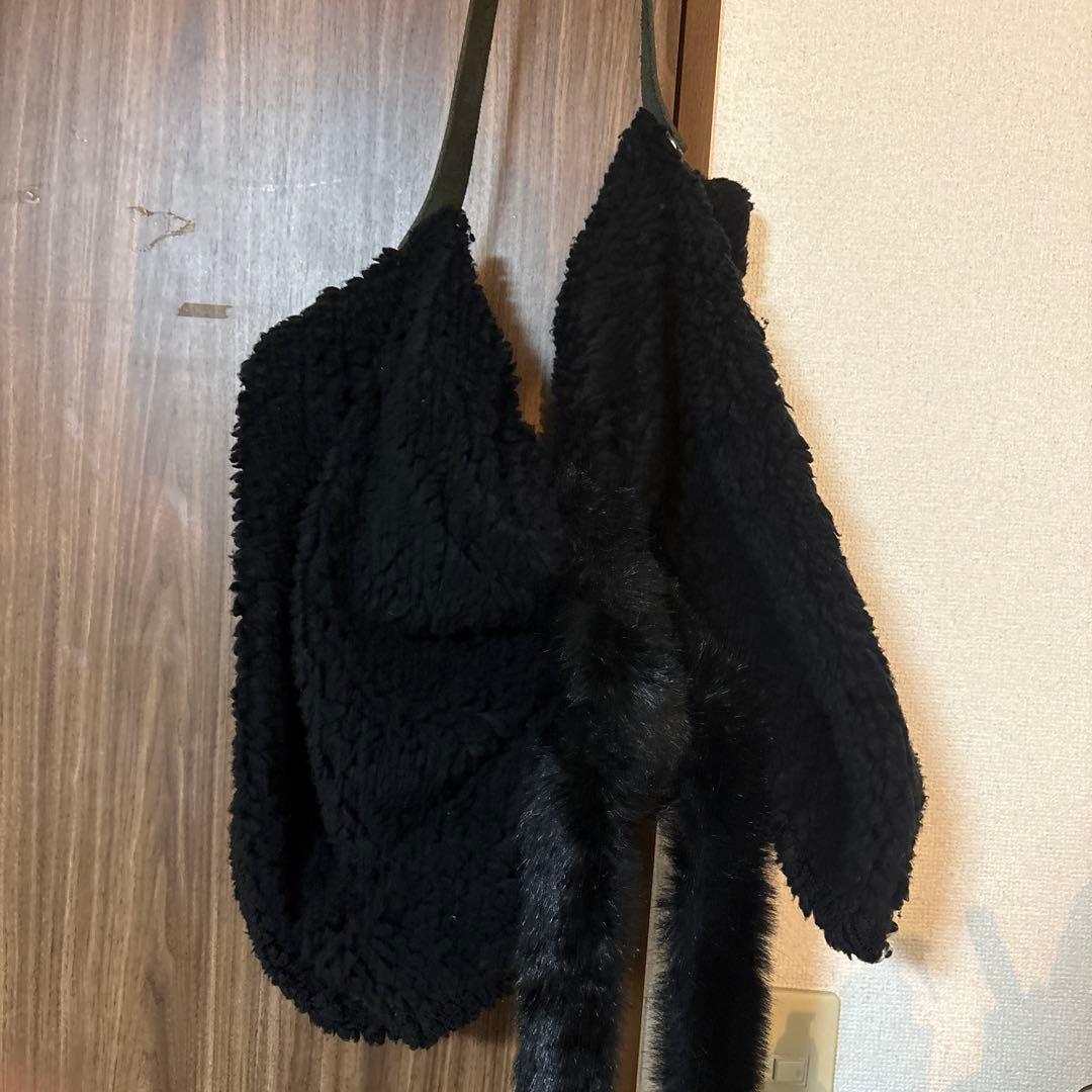 dinoworks ボア　ショルダーバッグ