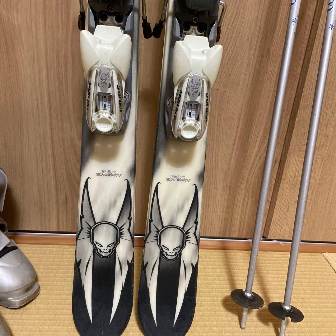 【スキーセット】min ENEMY 140cm ブーツ Bighorn 24cm