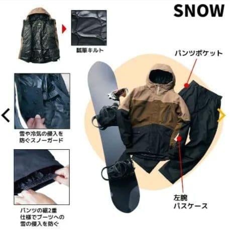 値下げ！【新品Sサイズ】ワークマン イージス　スノーウエア　上下セット