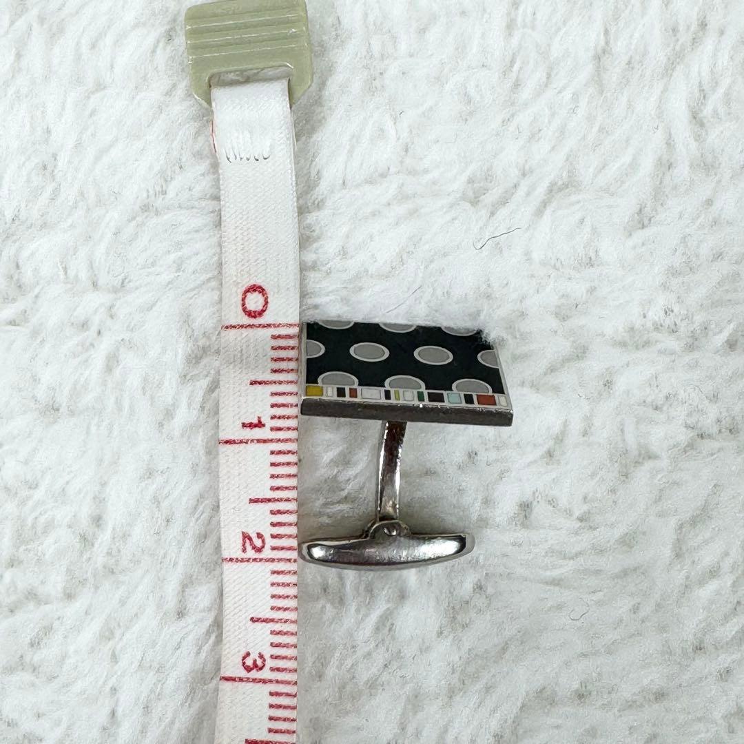 【美品】Paul Smith ポールスミス　カフス　黒　水玉